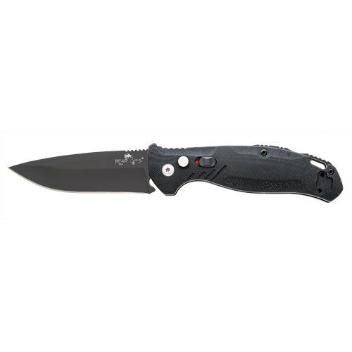 Bear Ops Auto Bold Action XI Black G10 with Black Blade